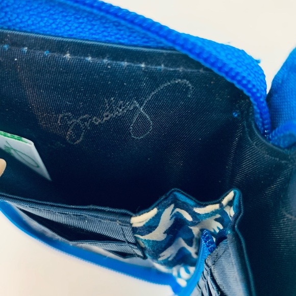 Vera Bradley Blue Lagoon small wristlet wallet - Picture 8 of 12